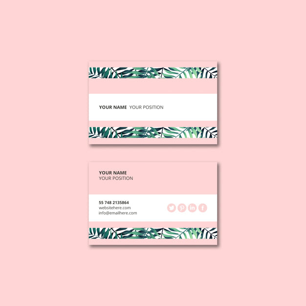 Stylish Business Card Mockup Psd