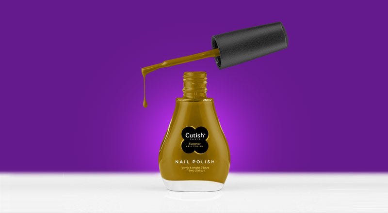 Stylish Nail Polish Bottle Mockup Psd