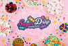 Sugar Drop Surrounded By Various Candies Psd