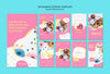 Sugar Rush Candy Store Instagram Stories Psd