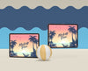 Summer Concept With Ball And Tablet Psd
