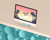 Summer Concept With Computer On Table Psd