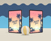 Summer Concept With Tablets And Ball Psd