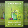 Summer Drink Flyer Template Psd