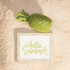 Summer Mockup With A Pineapple Psd