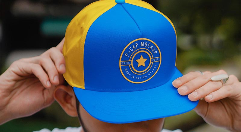 Summer Trucker P-Cap Mockup Psd