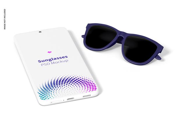 Sunglasses Mockup, Right View Psd