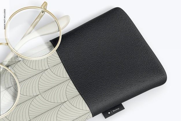 Sunglasses Sleeve Mockup, Close Up Psd