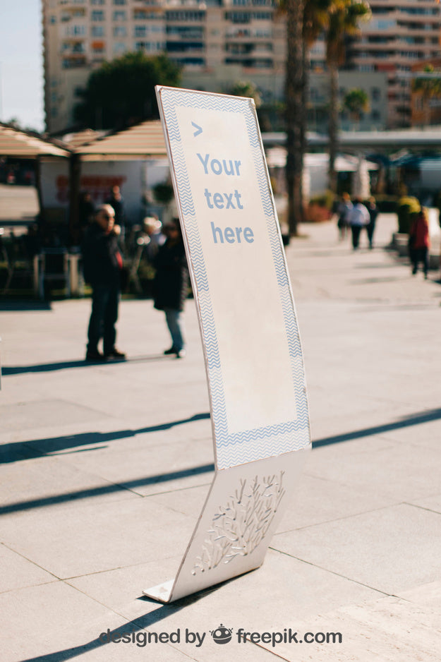 Sunny Exhibition Board Mockup Psd