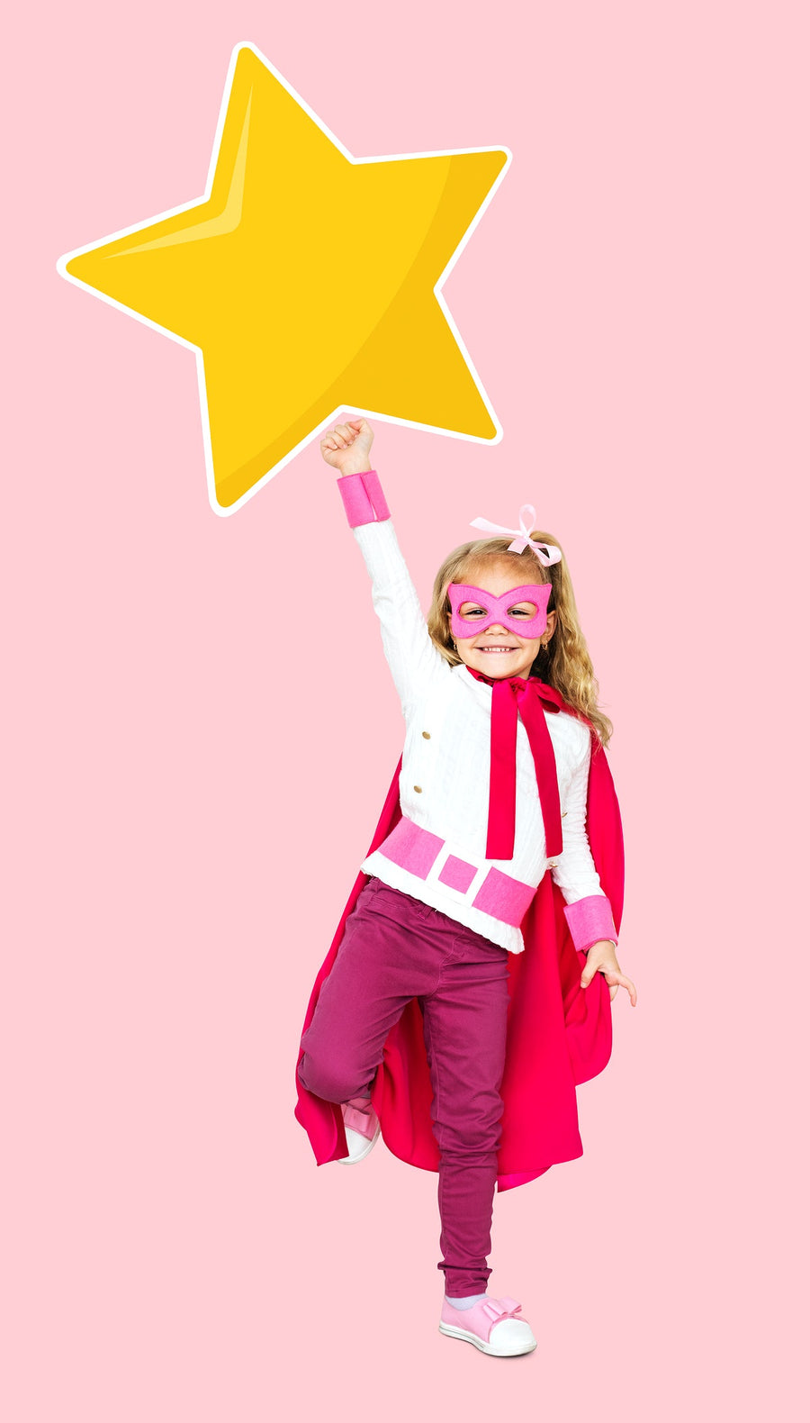 Superhero With A Golden Star