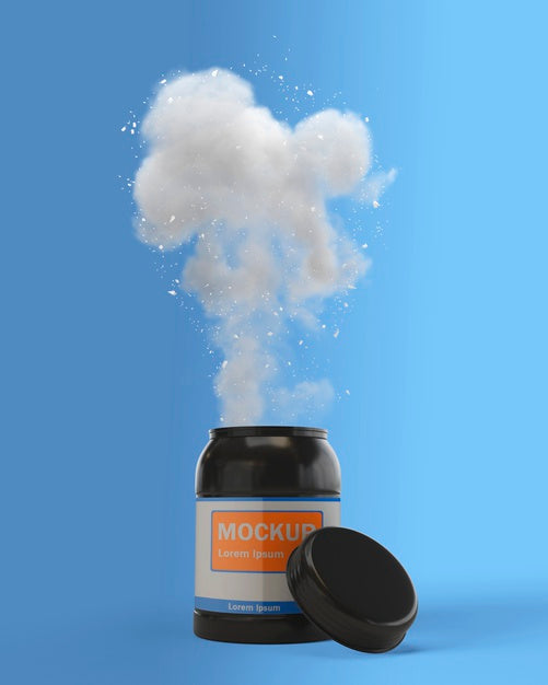 Supplements Splash Concept Mock-Up Psd