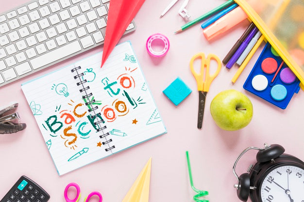 Supplies For Back To School Event Psd