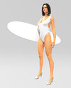 Surfer Holding A Surfboard – Psd Mockup