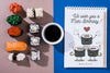 Sushi Rolls With Soya Sauce And Notebook Psd