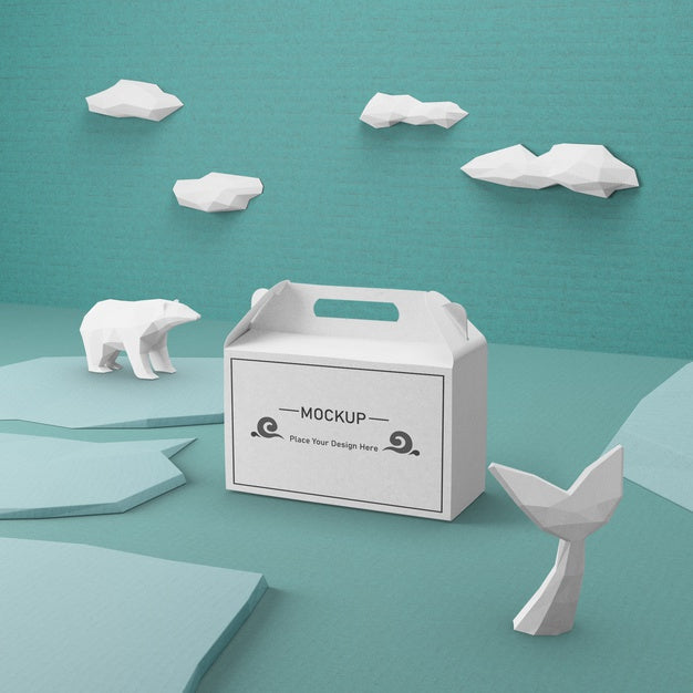 Sustainable Ocean Day Concept With Mock-Up Psd