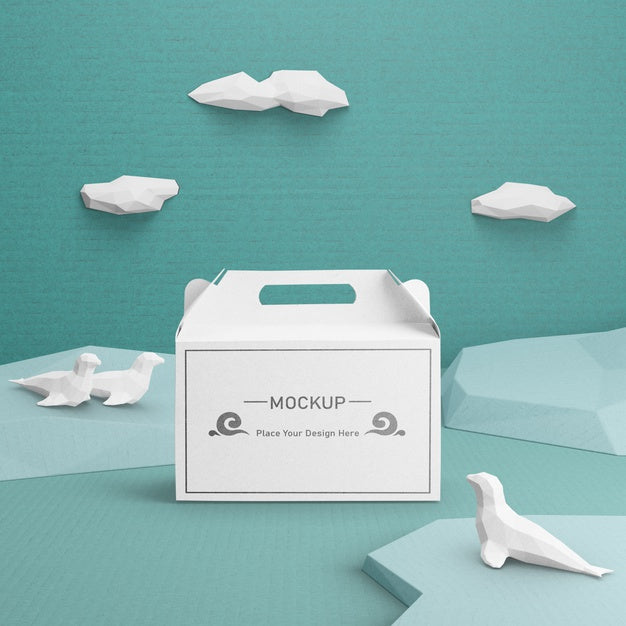 Sustainable Paper Bag For Ocean Day Psd