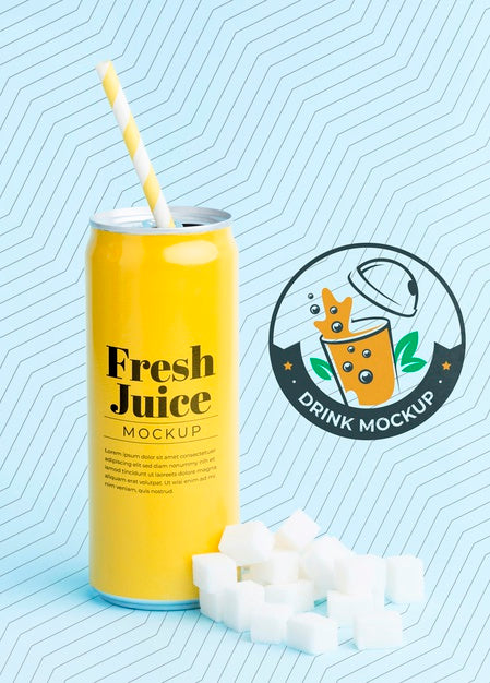 Sweet Drink Juice Concept Mock-Up Psd