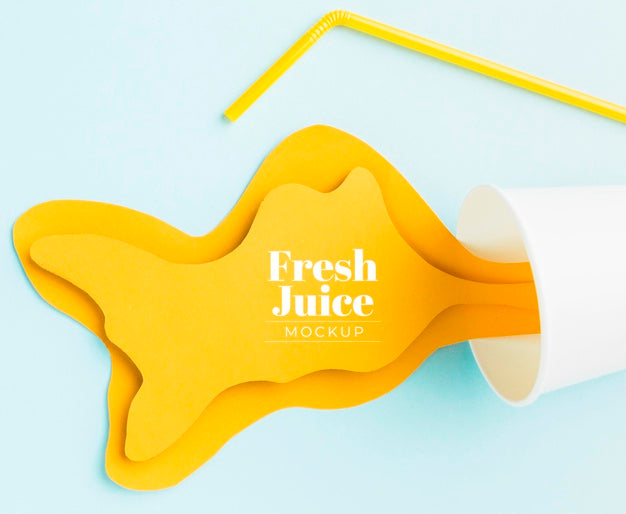 Sweet Drink Juice Concept Mock-Up Psd