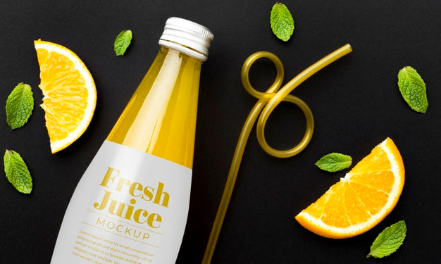 Sweet Drink Juice Concept Mock-Up Psd