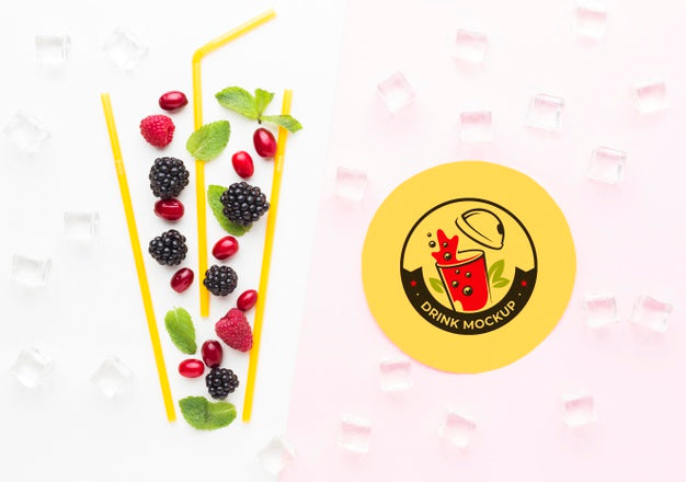 Sweet Drink Juice Concept Mock-Up Psd
