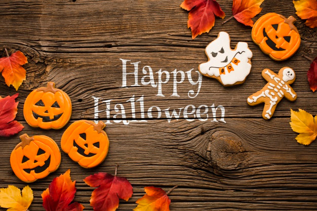 Sweet Halloween Treats Celebration Psd