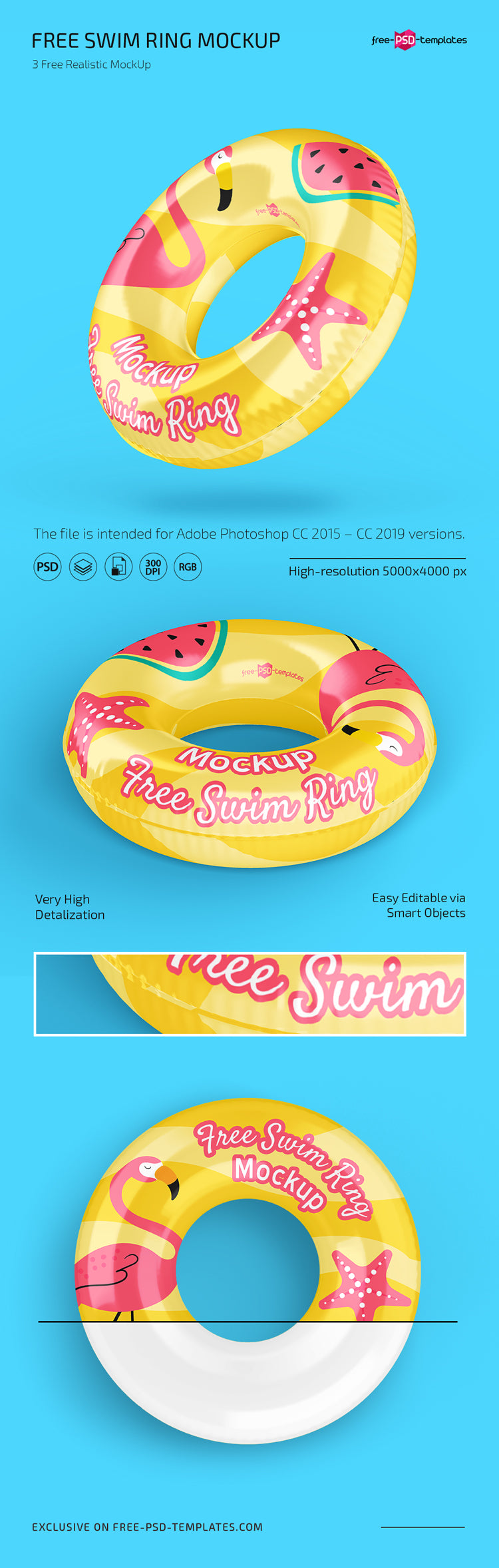 Swim Ring Mockup