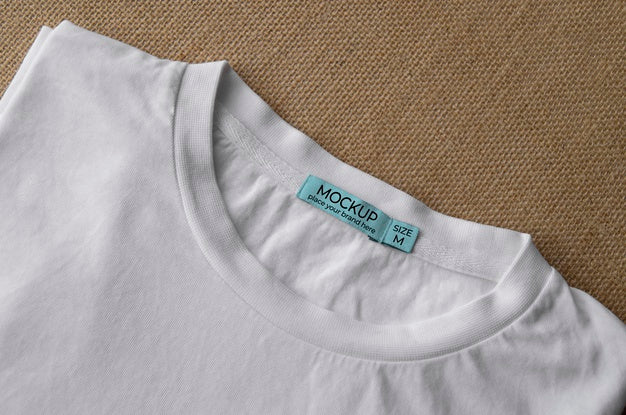 T-Shirt Label Mockup Psd