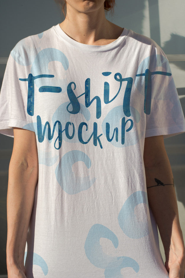 T-Shirt Mockup Design Psd