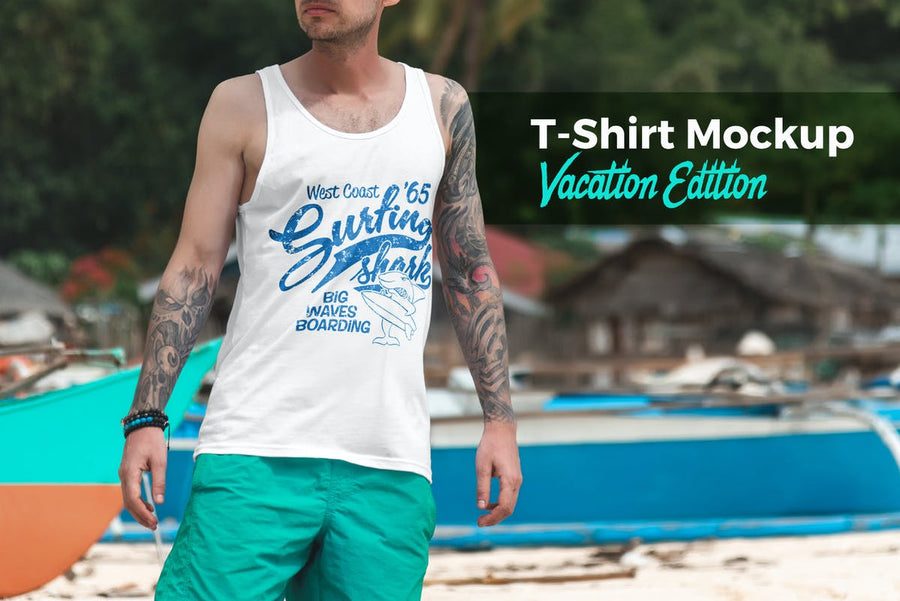 T-Shirt Mockup Vacation Edition Demo