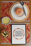Table Arrangement On Thanksgiving Day Psd