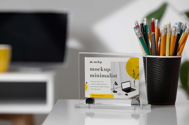 Table Display With Calendar Mockup In Real Life Psd