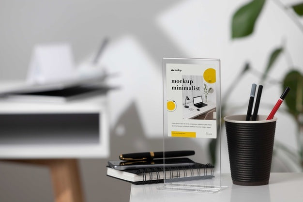 Table Display With Calendar Mockup In Real Life Psd