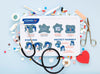 Tablet And Stethoscope Psd