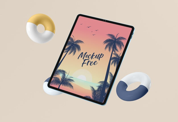 Tablet Arrangement Mock-Up Psd