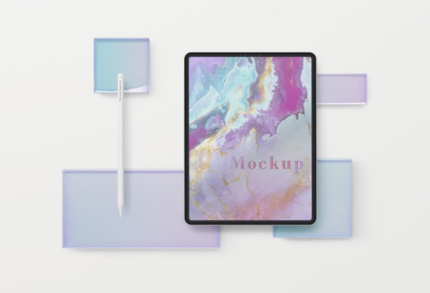 Tablet Device Design With Mock-Up Psd