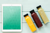 Tablet Mockup With Healthy Food Psd