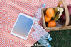 Tablet Mockup With Picnic Concept Psd