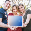 Tablet Mockup With Three Friends Psd