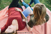 Tablet Mockup With Women Having A Picnic Psd