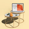 Tablet On Tables With Citrus And Leaves Psd