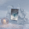 Tablet On Winter Frozen Scene Psd