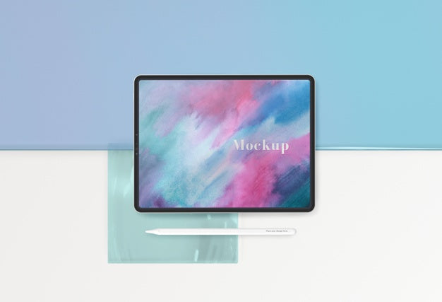 Tablet Pad Device With Mock--Up Psd