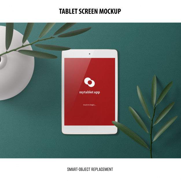Tablet Screen Mockup Psd