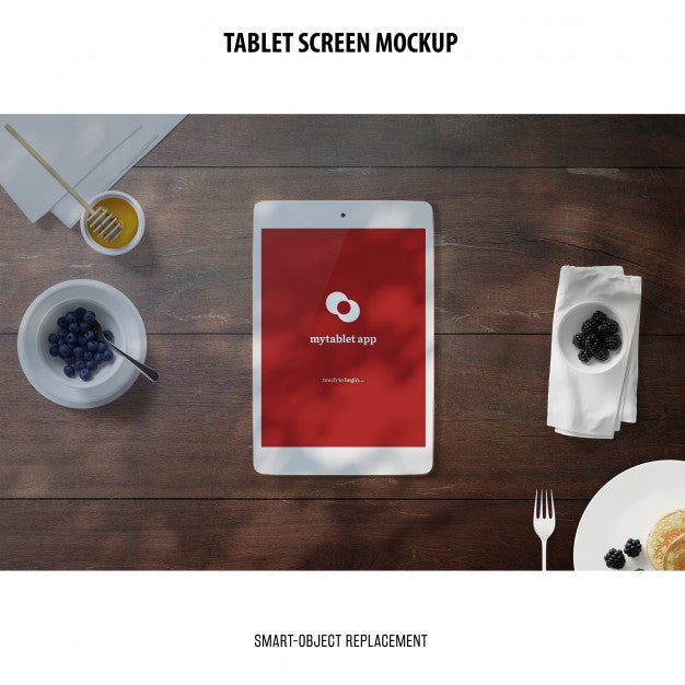 Tablet Screen Mockup Psd