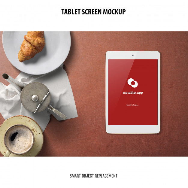 Tablet Screen Mockup Psd