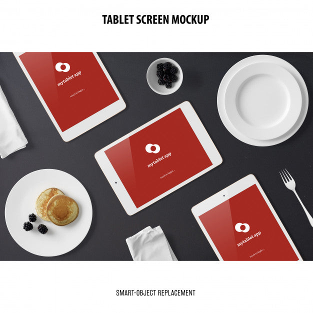 Tablet Screen Mockup Psd