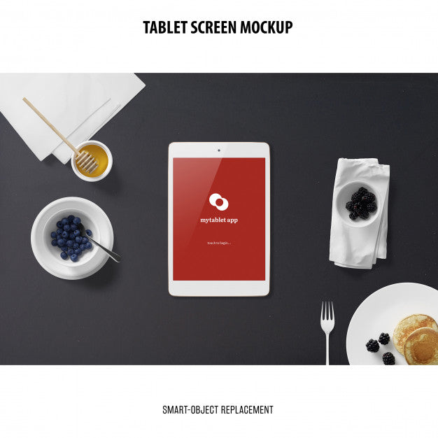 Tablet Screen Mockup Psd