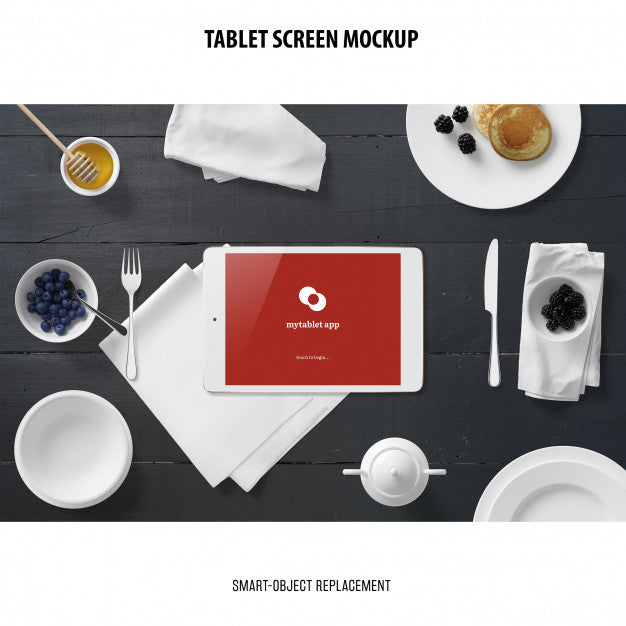 Tablet Screen Mockup Psd