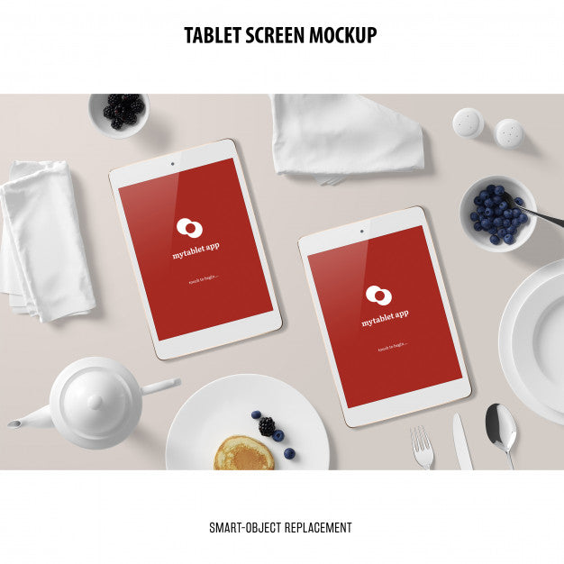 Tablet Screen Mockup Psd