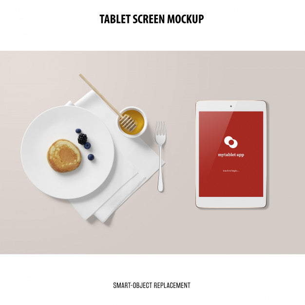 Tablet Screen Mockup Psd